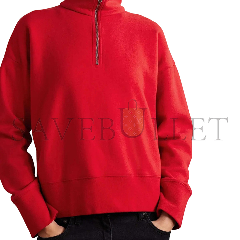 THE ROW HALF-ZIP HOODIE